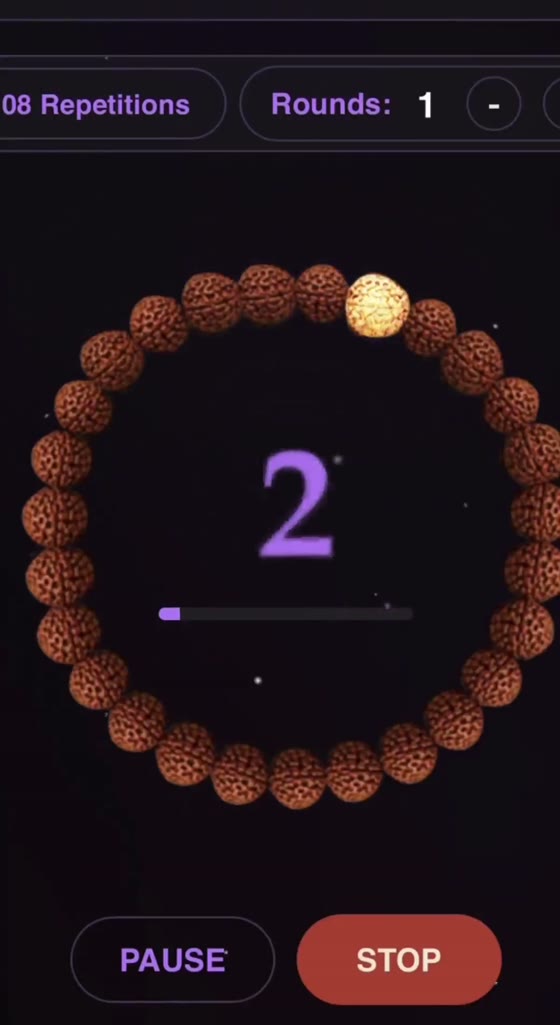 Voice Count with a level meter under the count